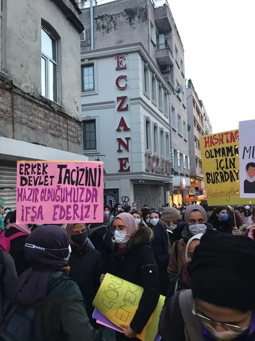 8 Mart Feminist Gece Yürüyüşü / 2021 / Foto: Bilinmiyor
