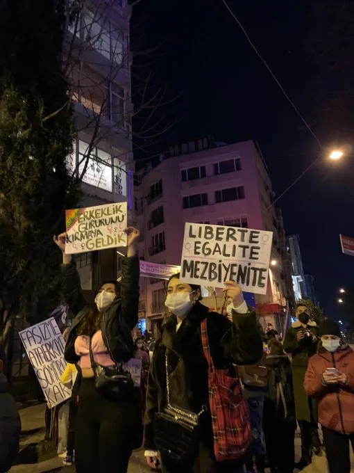 8 Mart Feminist Gece Yürüyüşü / 2021 / Foto: Bilinmiyor