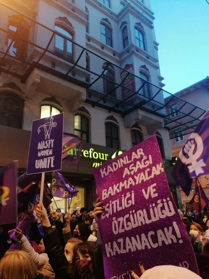 8 Mart Feminist Gece Yürüyüşü / 2021 / Foto: Bilinmiyor