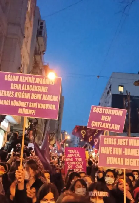 March 8 Feminist Night March / 2021 / Photograph: Unknown