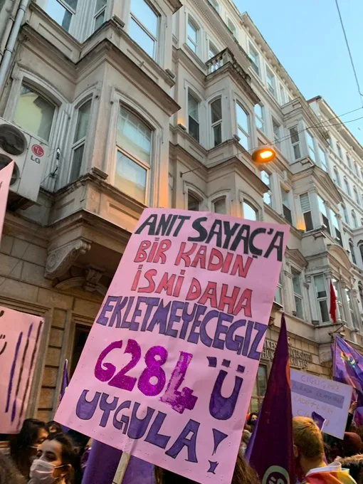 8 Mart Feminist Gece Yürüyüşü / 2021 / Foto: Bilinmiyor