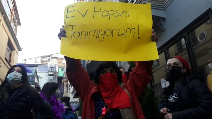 8 Mart Feminist Gece Yürüyüşü / 2021 / Foto: Bilinmiyor