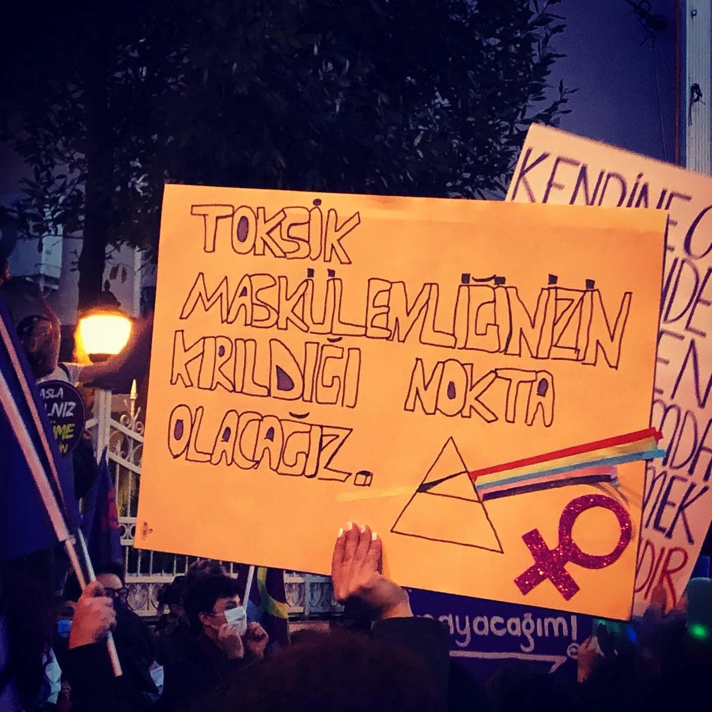 8 Mart Feminist Gece Yürüyüşü / 2021 / Foto: Bilinmiyor