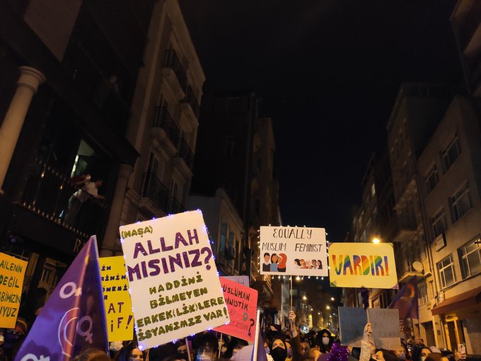 8 Mart Feminist Gece Yürüyüşü / 2021 / Foto: Bilinmiyor