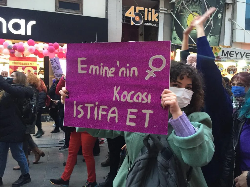 8 Mart Feminist Gece Yürüyüşü / 2021 / Foto: Bilinmiyor
