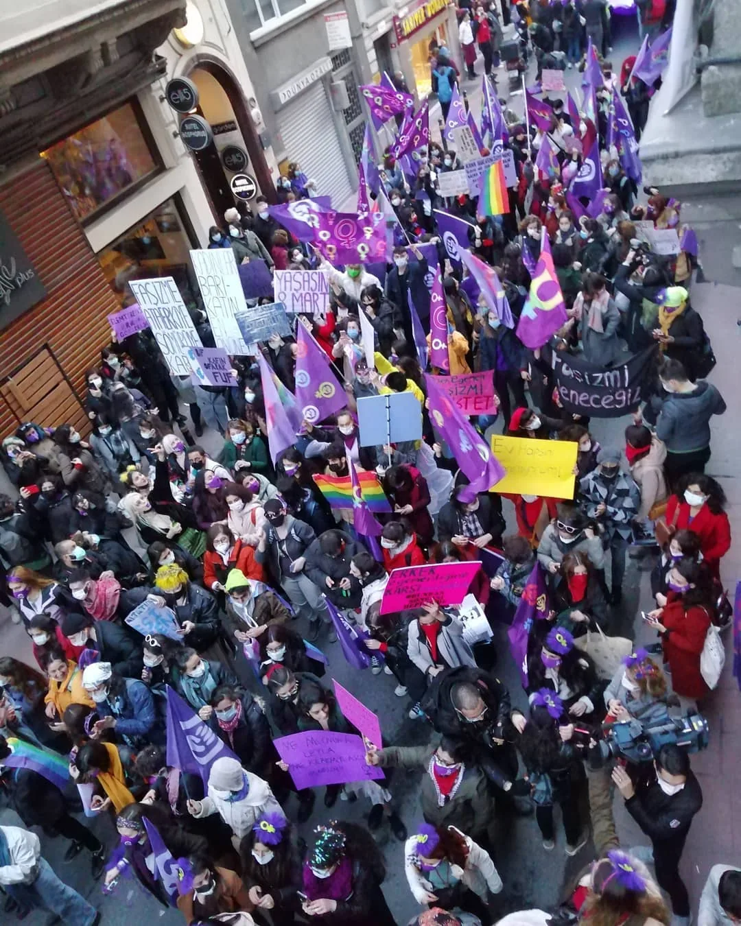 8 Mart Feminist Gece Yürüyüşü / 2021 / Foto: Bilinmiyor
