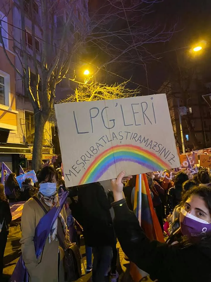 8 Mart Feminist Gece Yürüyüşü / 2021 / Foto: Bilinmiyor