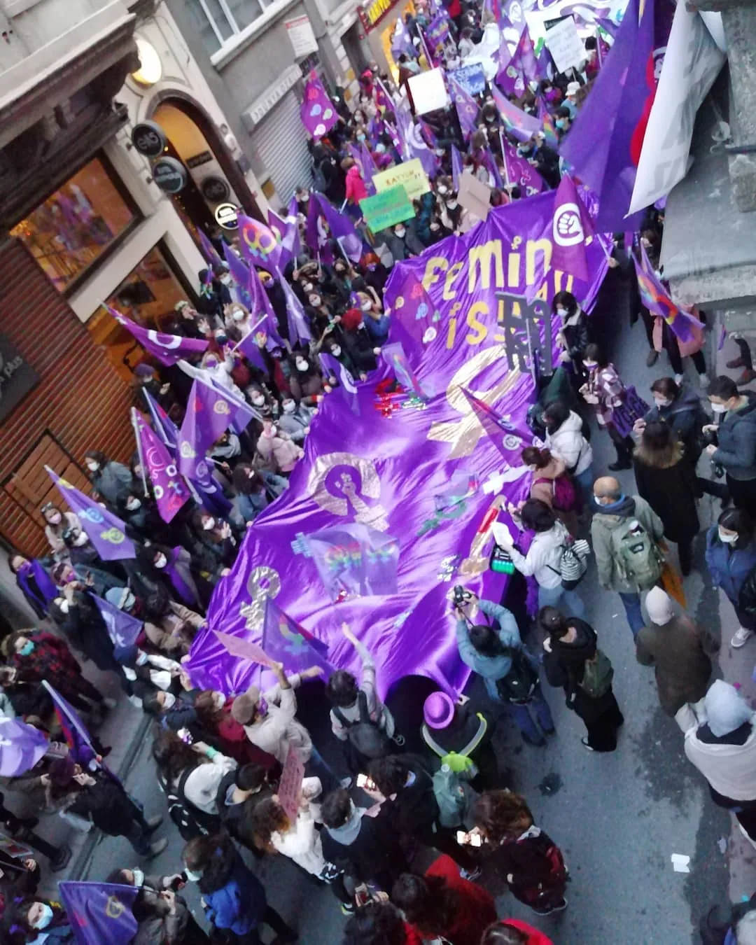 March 8 Feminist Night March / 2021 / Photograph: Unknown