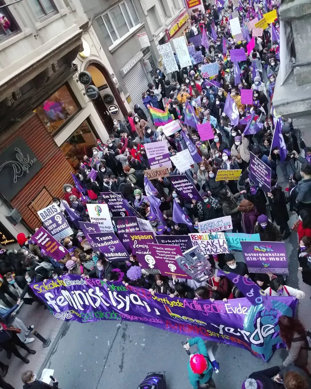 8 Mart Feminist Gece Yürüyüşü / 2021 / Foto: Bilinmiyor