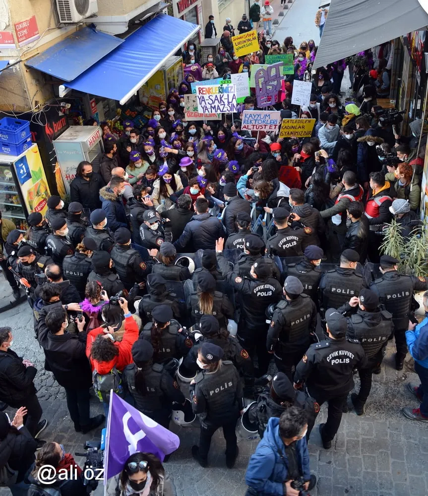 8 Mart Feminist Gece Yürüyüşü / 2021 / Foto: Ali Öz