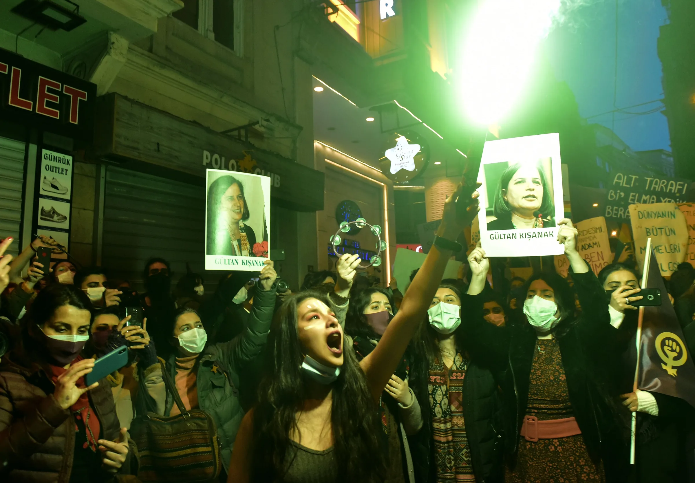 8 Mart Feminist Gece Yürüyüşü / 2021 / Foto: Zeynep Kuray