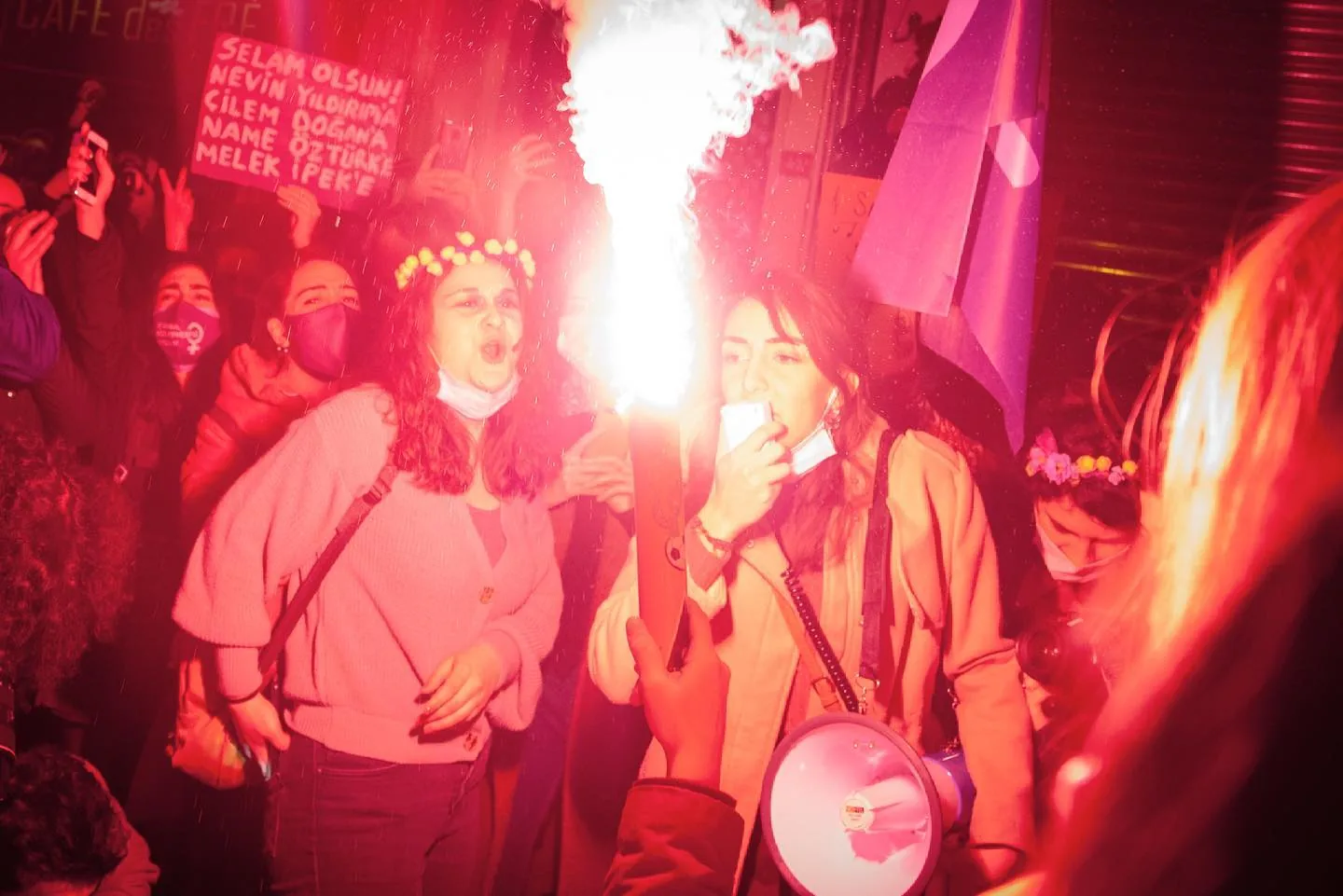 March 8 Feminist Night March / 2021 / Photograph: Meltem Ulusoy