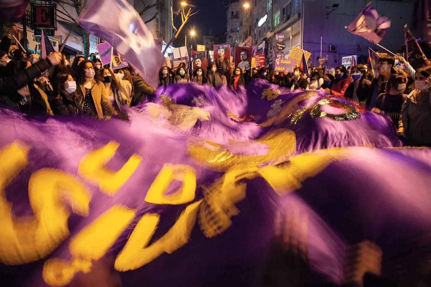 8 Mart Feminist Gece Yürüyüşü / 2021 / Foto: Meltem Ulusoy
