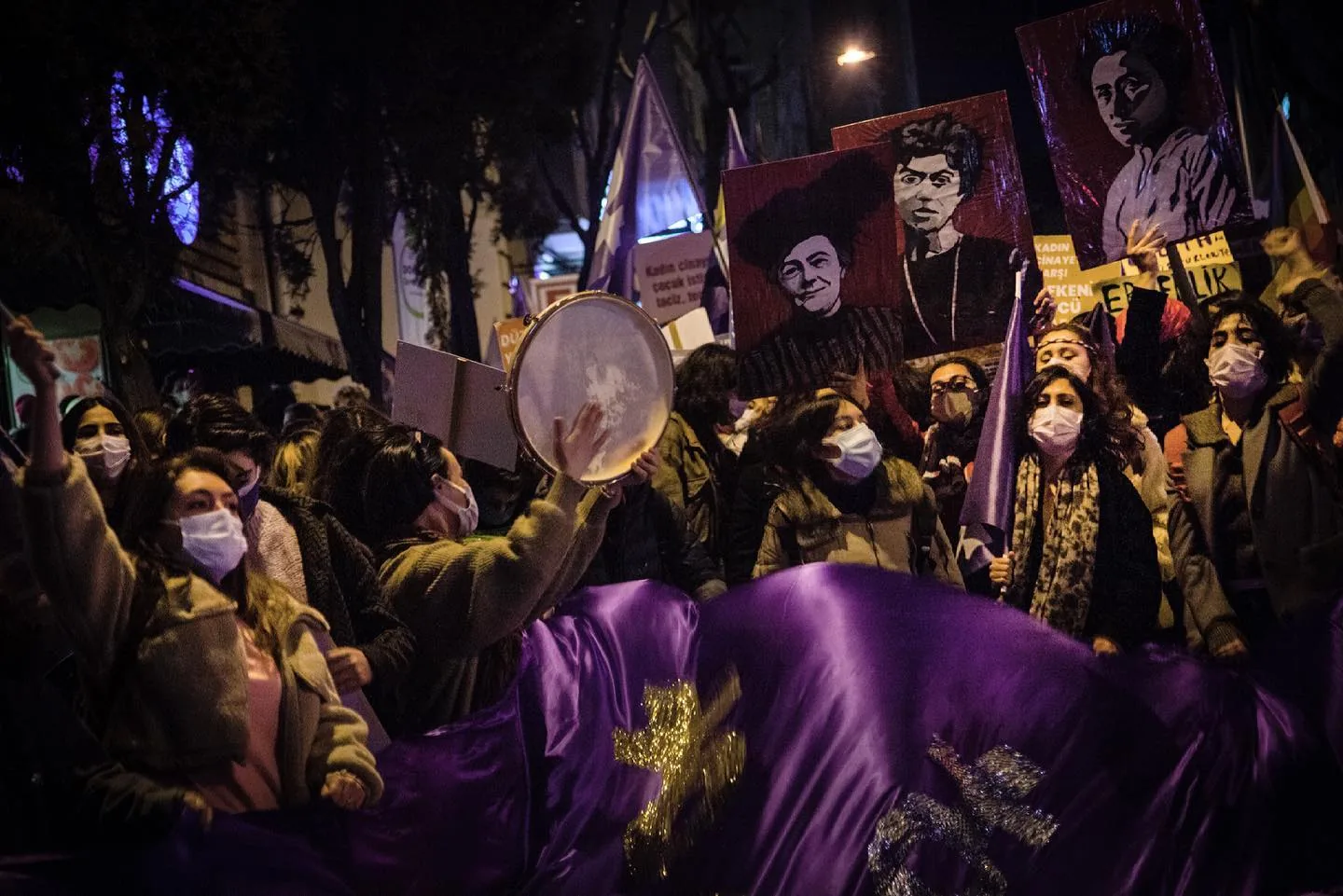 8 Mart Feminist Gece Yürüyüşü / 2021 / Foto: Meltem Ulusoy