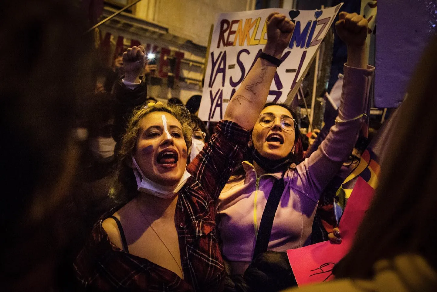 March 8 Feminist Night March / 2021 / Photograph: Meltem Ulusoy