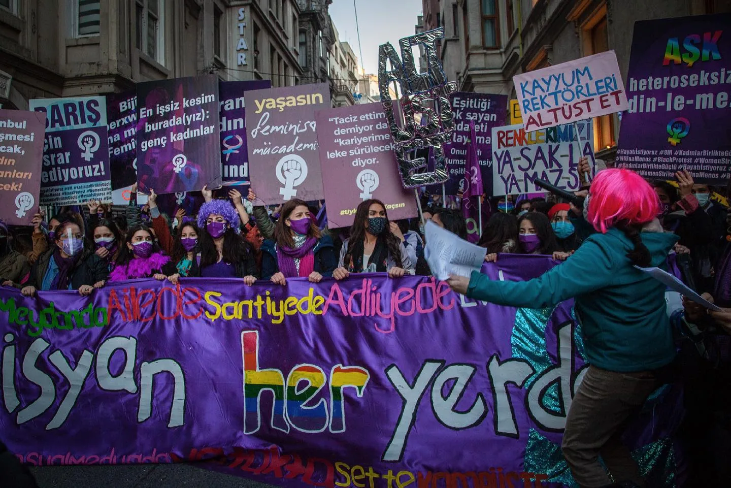 8 Mart Feminist Gece Yürüyüşü / 2021 / Foto: Meltem Ulusoy