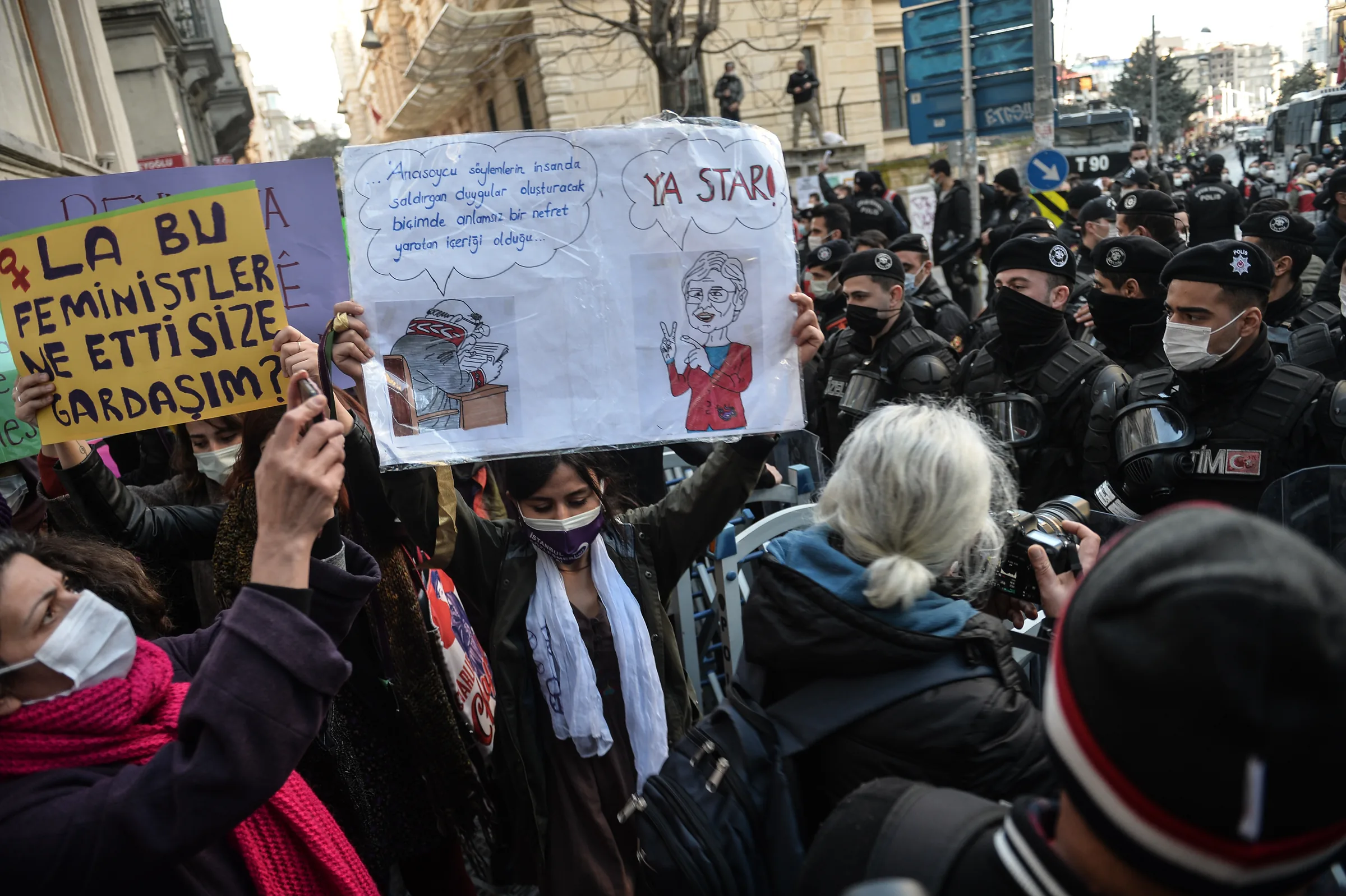 8 Mart Feminist Gece Yürüyüşü / 2021 / Foto: İbrahim Mase