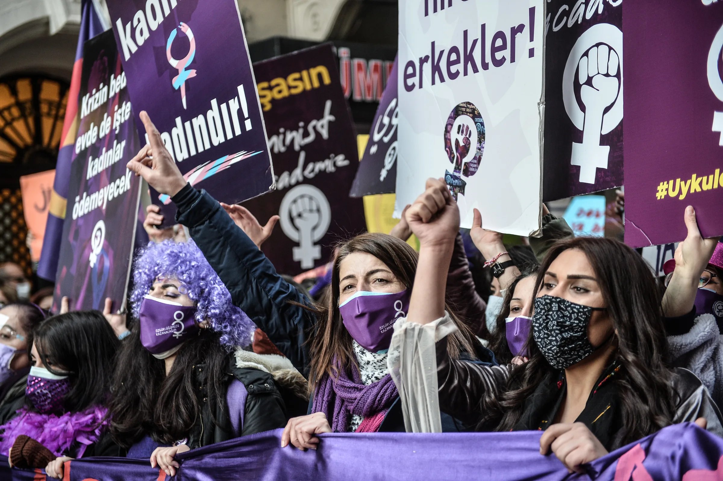 8 Mart Feminist Gece Yürüyüşü / 2021 / Foto: İbrahim Mase