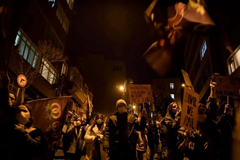 8 Mart Feminist Gece Yürüyüşü / 2021 / Foto: Bilinmiyor