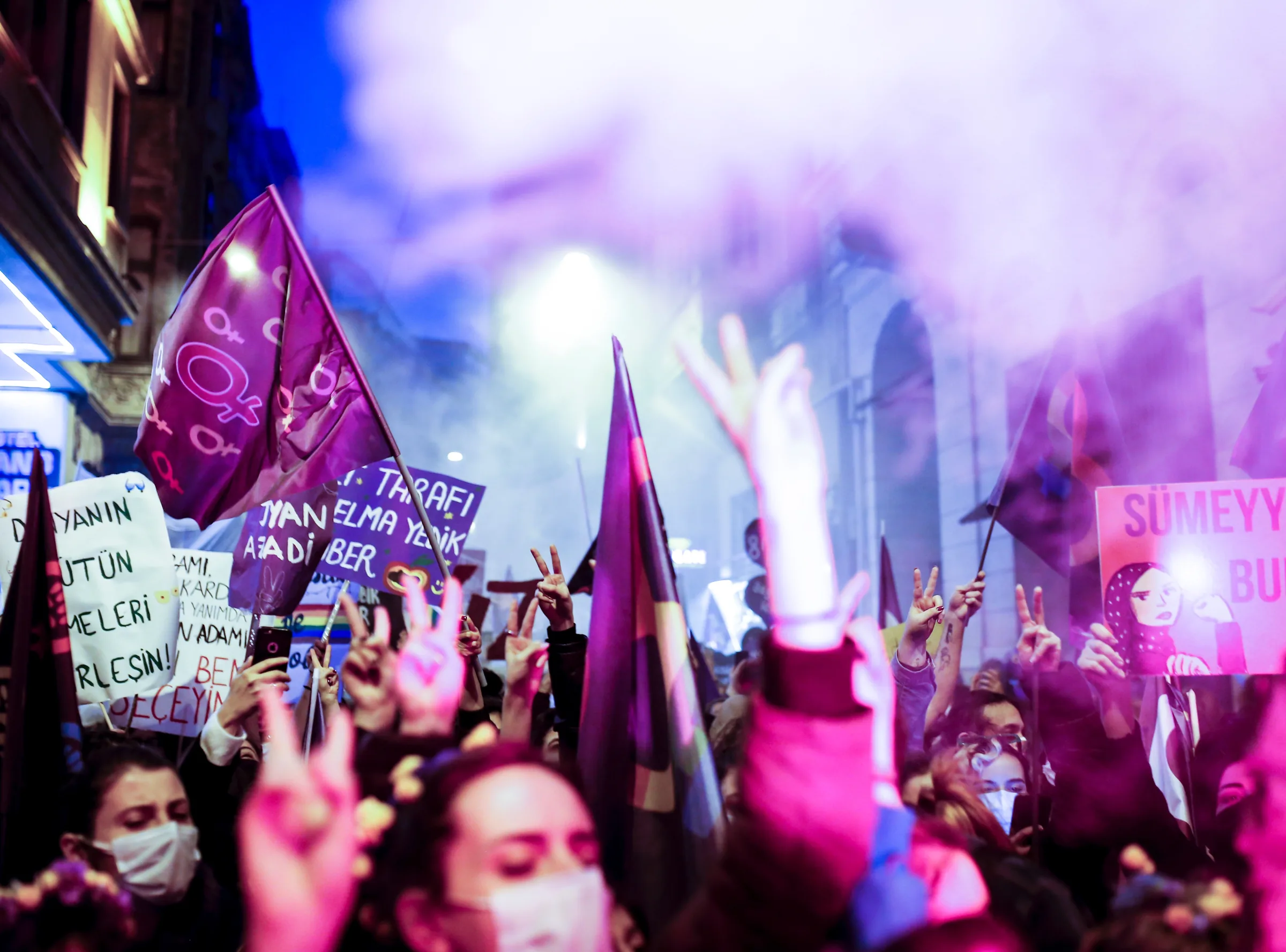 8 Mart Feminist Gece Yürüyüşü / 2021 / Foto: Cansu Yıldıran
