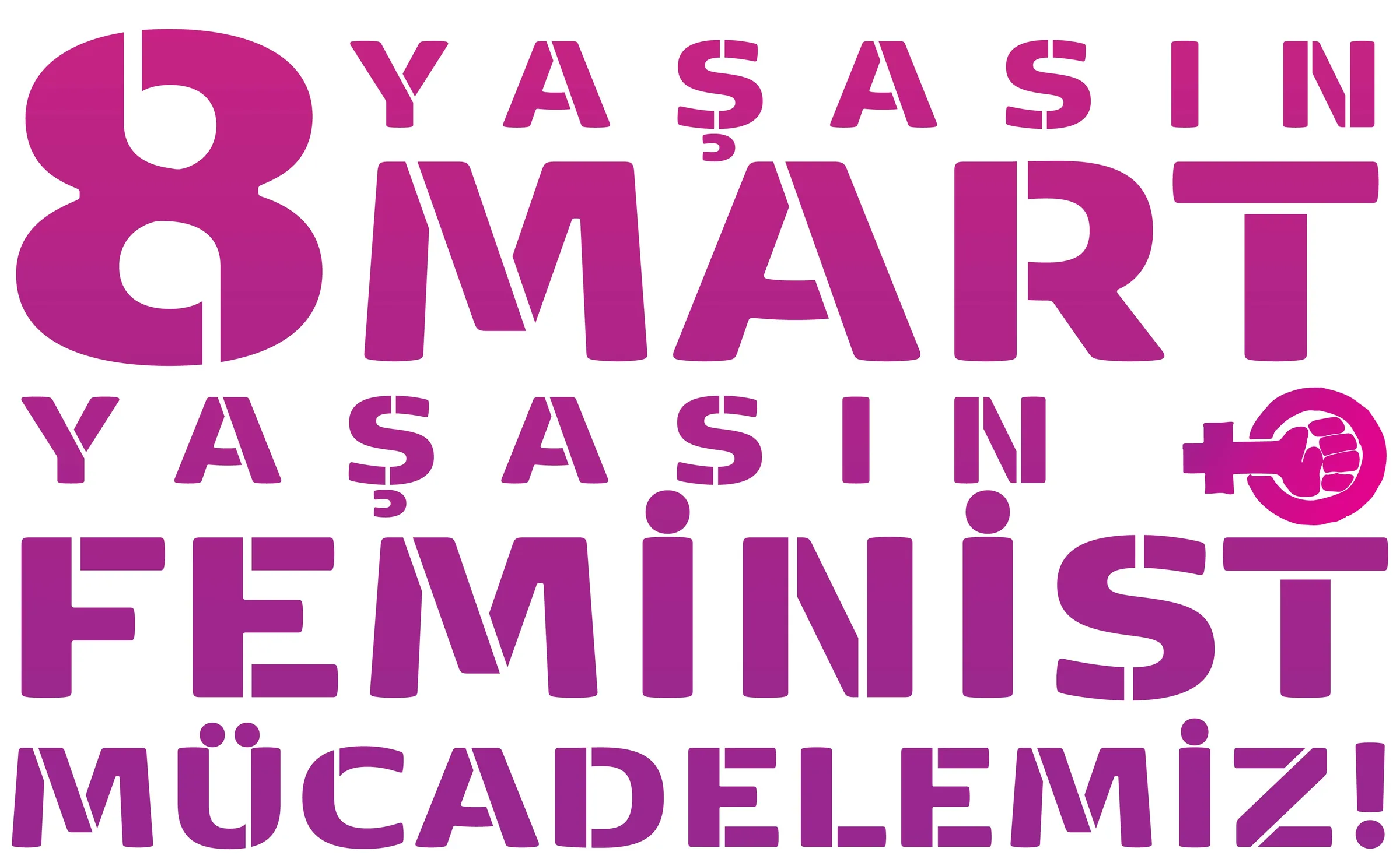 March 8 Feminist Night March / 2021 / Stencil
