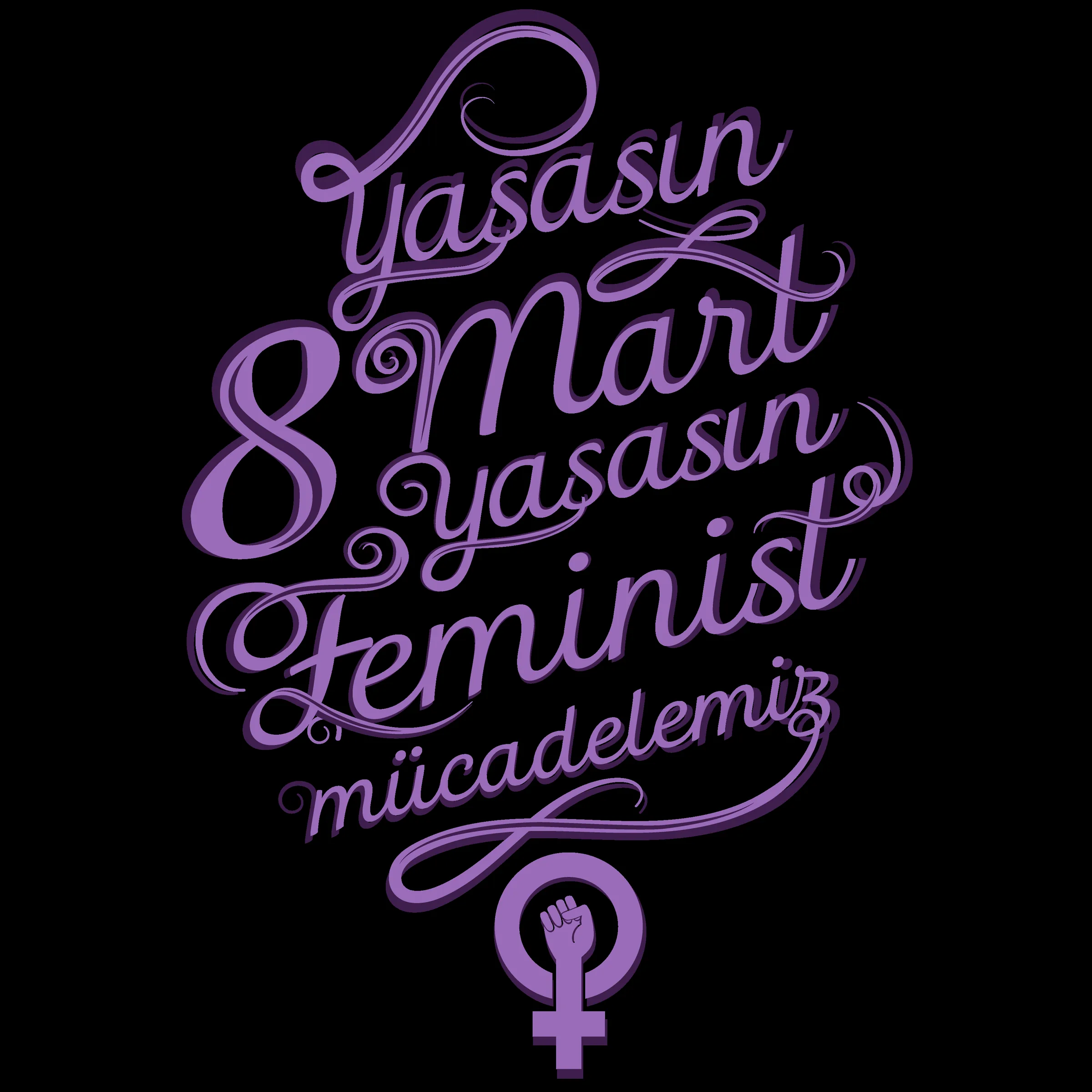 8 Mart Feminist Gece Yürüyüşü / 2021 / Sticker